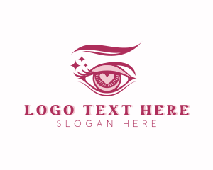Love - Lovely Beautiful Eye logo design
