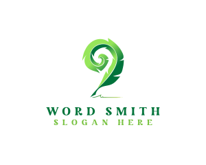Author - Feather Quill Author logo design