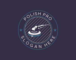 Polish - Polisher Buffing Detailer logo design