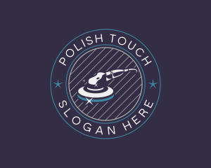 Polish - Polisher Buffing Detailer logo design