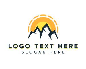 Mountain Climbing - Mountain Climbing Travel logo design