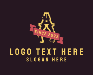 Labor - Rustic Pliers Banner logo design