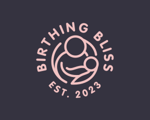 Midwife - Mother Baby Gynecology logo design