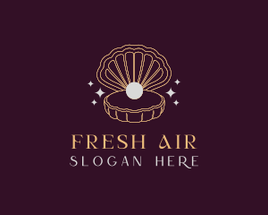 Pearl Clam Shell logo design