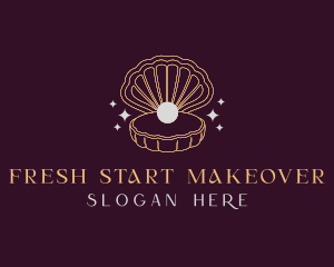 Pearl Clam Shell logo design