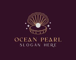 Pearl Clam Shell logo design