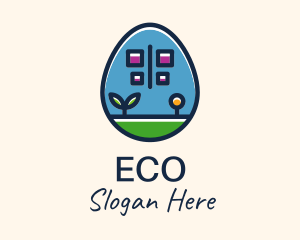 Butterfly Garden Egg Logo