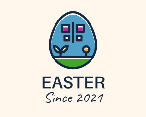 Butterfly Garden Egg logo design