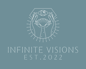 Visionary - Celestial Diamond Eye logo design