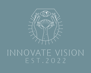 Visionary - Celestial Diamond Eye logo design