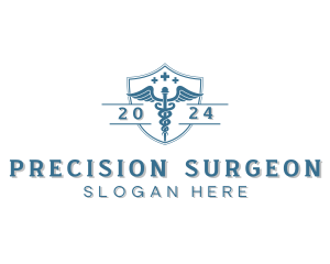 Surgeon - Medical Caduceus Pharmacy logo design