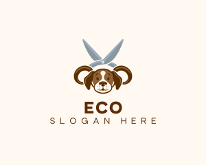 Veterinary Dog Groomer Logo