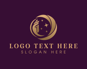 Tarot - Beauty Elegant Moon logo design