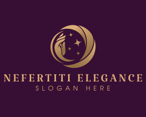 Beauty Elegant Moon logo design