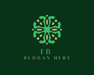 Floral Leaf Pattern Logo