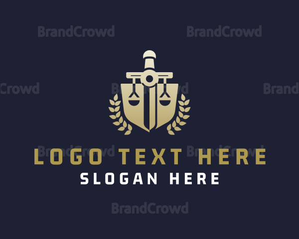 Legal Sword Shield Logo