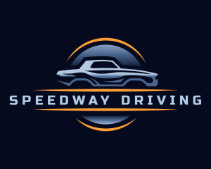 Driving - Race Car Driving logo design