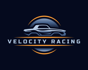 Race Car Driving logo design