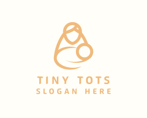 Infant - Orange Mother Infant logo design