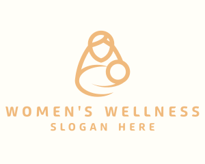 Gynecologist - Orange Mother Infant logo design