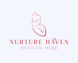 Postpartum - Infant Childcare  Adoption logo design