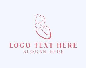 Mother - Infant Childcare  Adoption logo design