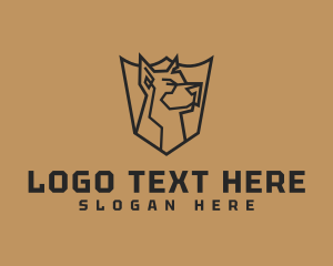 Dog Training - Shield K9 Dog logo design