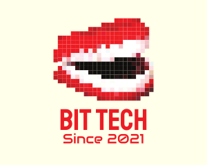 Pixel Mouth Orthodontist  logo design