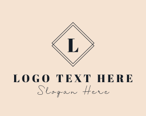 High End - Fashion Diamond Beauty logo design