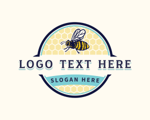 Bumblebee - Bee Bumblebee Honeycomb logo design