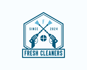 Cleaner Pressure Washer logo design