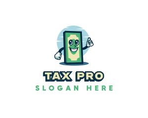 Tax - Tax Rebate Money logo design