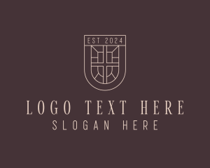 Pastor - Fellowship Cross Shield logo design