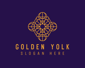 Golden Astral Fortune Telling logo design