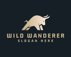 Wild Raging Ox logo design