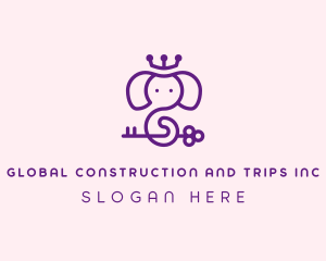 Magical Elephant Crown Logo