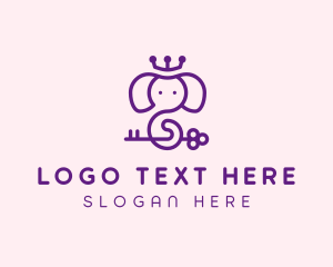 Magical Elephant Crown Logo