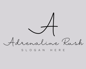 Professional Script Fashion Boutique logo design