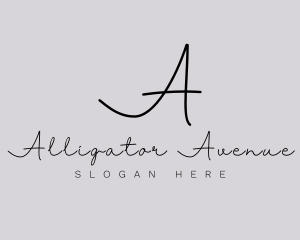 Professional Script Fashion Boutique logo design