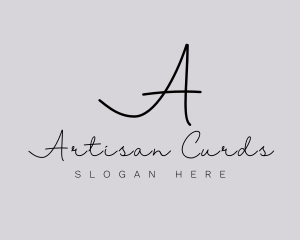 Professional Script Fashion Boutique logo design