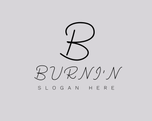 Professional Script Fashion Boutique logo design