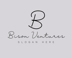 Professional Script Fashion Boutique logo design