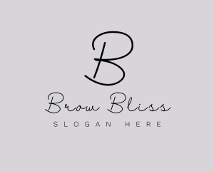 Professional Script Fashion Boutique logo design