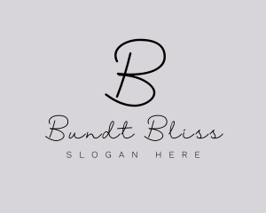 Professional Script Fashion Boutique logo design