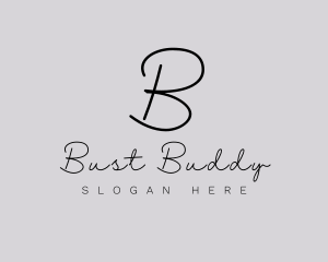 Professional Script Fashion Boutique logo design