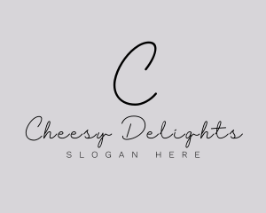 Professional Script Fashion Boutique logo design