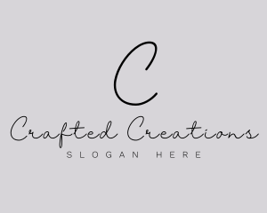 Professional Script Fashion Boutique logo design