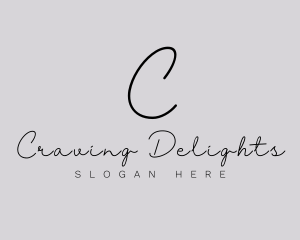 Professional Script Fashion Boutique logo design