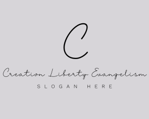 Professional Script Fashion Boutique logo design