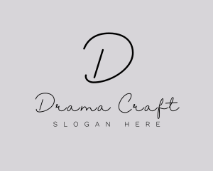 Professional Script Fashion Boutique logo design